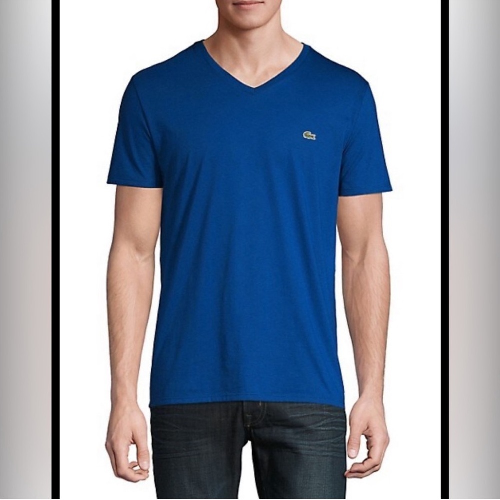 Lacoste V Neck Tee